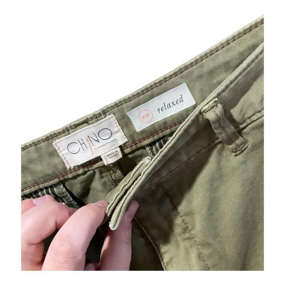 Anthropologie Olive Straight Leg Pants - Picture 2 of 3